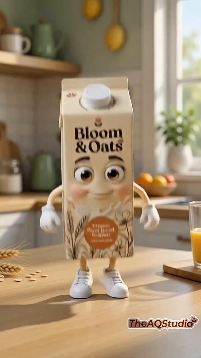 Bloom & Oats AI Mascot