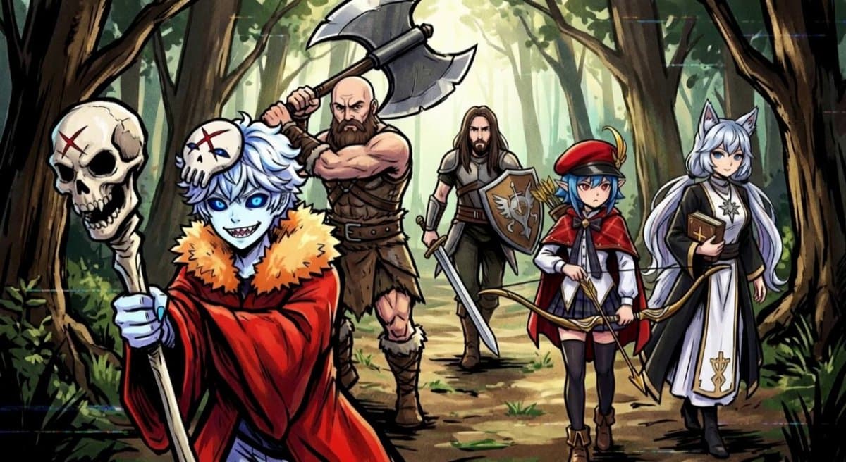 JRPG Battle Party Animation