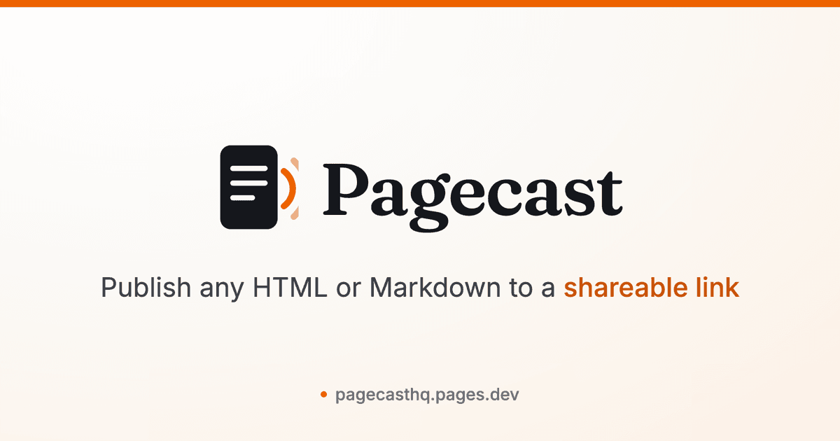 Pagecast