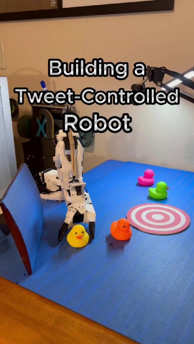 Tweet-Controlled Robot
