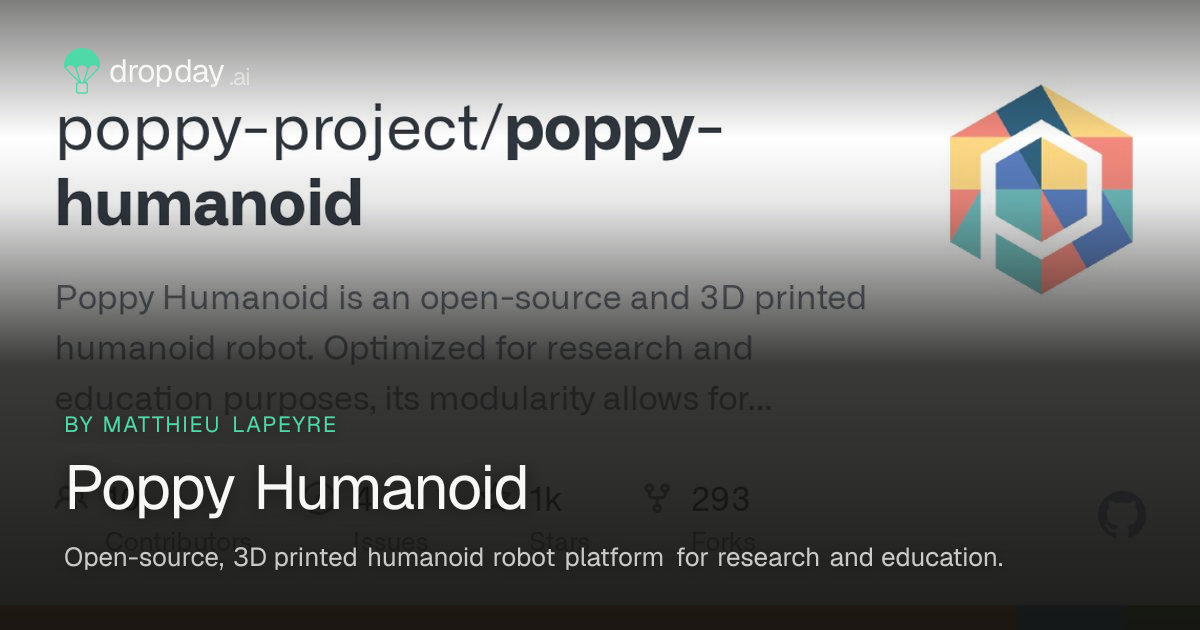 Poppy Humanoid — Dropday.ai